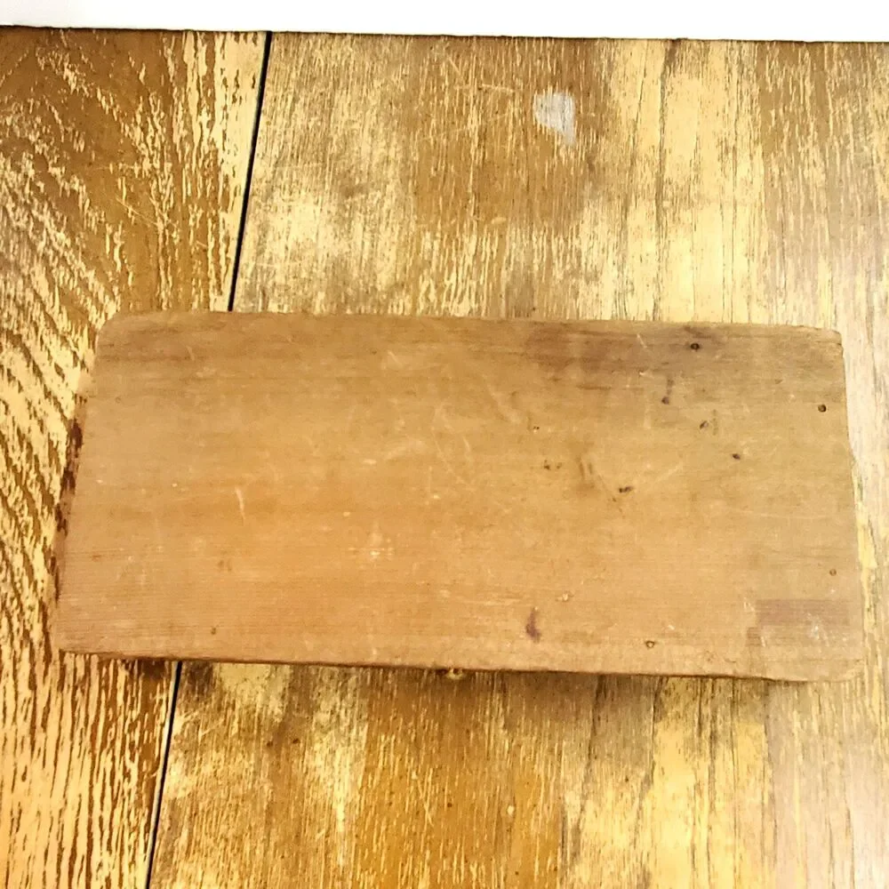 Vintage Johnston's Candies Wooden Chocolate Box Antique Advertising Decor